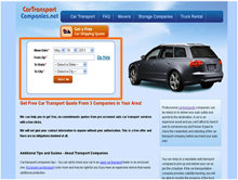 Lead generation for car transport quote